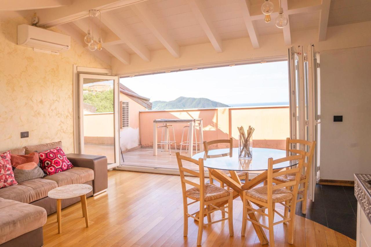 东塞斯特里016 - Casa Tranquilla Vista Mare, Pace E Natura - 10 Minuti Dalla Spiaggia公寓 外观 照片