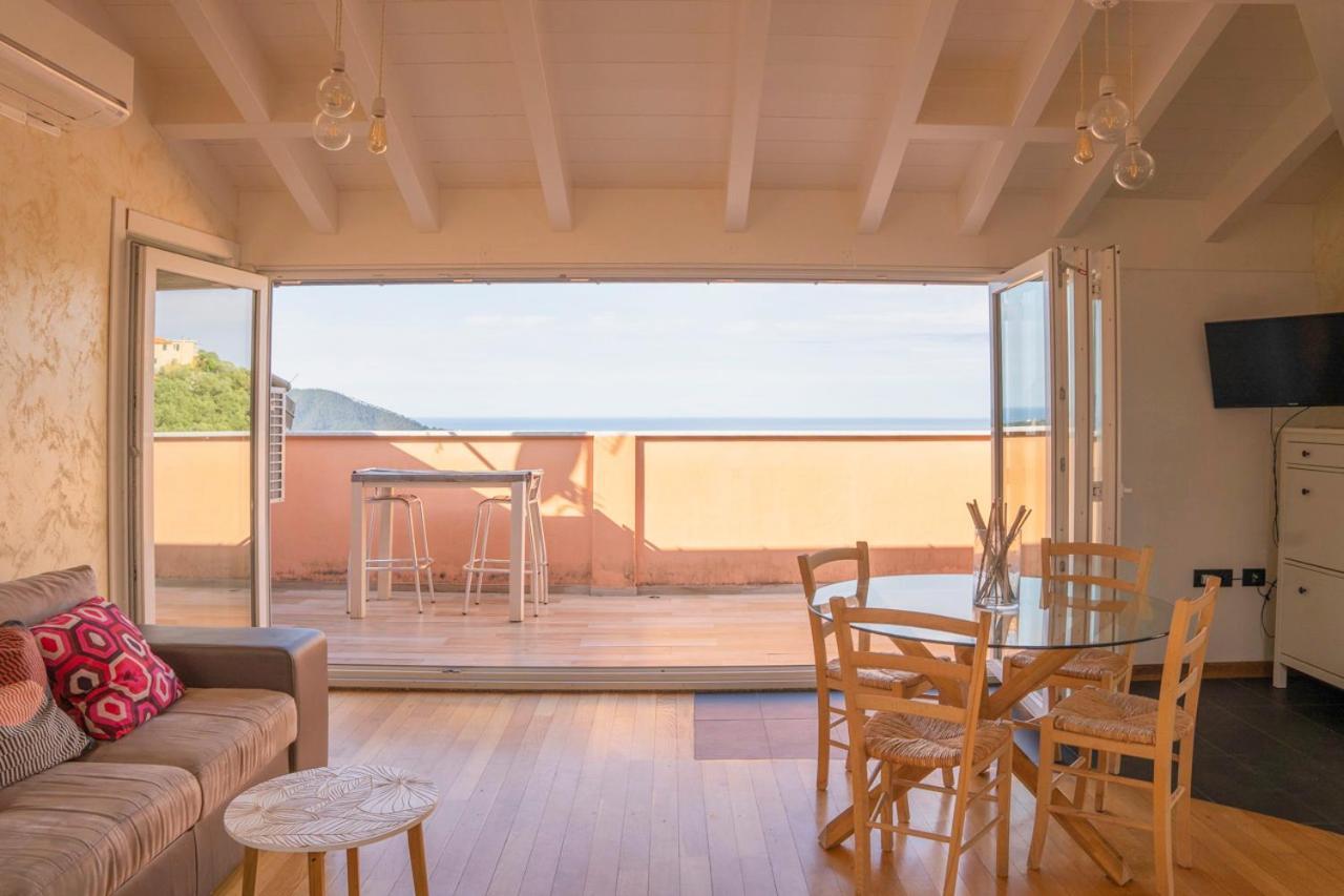 东塞斯特里016 - Casa Tranquilla Vista Mare, Pace E Natura - 10 Minuti Dalla Spiaggia公寓 外观 照片